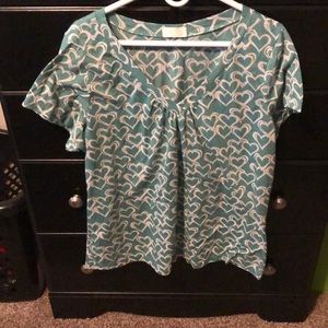 Mint green shirt